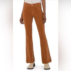 High Waist Corduroy Flare Jean, size 12